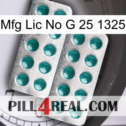 Mfg Lic No G 25 1325 dapoxetine2